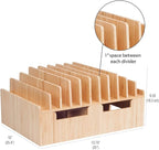 MobileVision 10-Port Bamboo Charging Station Includes 2 Powermod 6 USB Port - Image 3