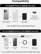 MOFT Phone Tripod Wallet, 3 in 1 Phone Stand MagSafe Wallet, NFC-Supported - Image 7