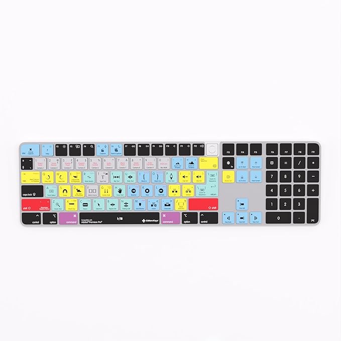 Shortcut Keyboard Cover for Adobe Premiere Pro. Compatible ONLY - Image 5