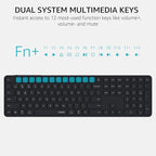 Rapoo 9560M Wireless Keyboard and Mouse Combo, Blade-Series E9550L 110-Key - Image 6