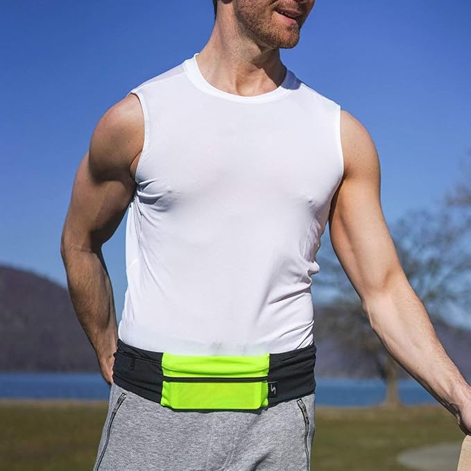 3 Pocket Adjustable Running Belt Waist Pack, Fanny Pack - Image 4