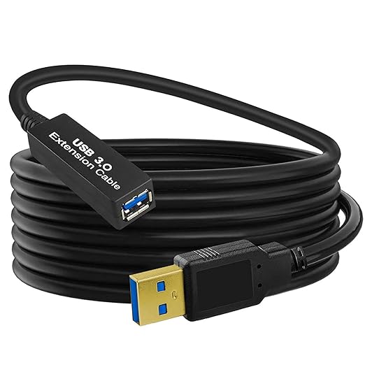 16.4FT USB 3.0 Extension Cable, USB Extension Cord A-Male to A-Female, by S.H.Y+SPRUCES