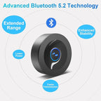 Bluetooth 5.2 Receiver for Home Stereo, RCA & 3.5mm AUX Out Put, Wireless Audio - Image 3