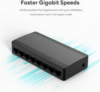 Tenda SG108, 8 Port Gigabit Switch, Unmanaged Home Ethernet Switch, Office - Image 4