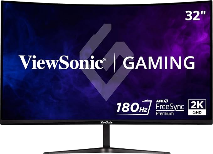 ViewSonic VX3218C-2K 32 Inch Curved 1440p 1ms 165Hz Gaming Monitor - Image 2