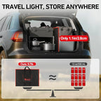 DOKIO 200W Portable Foldable Solar Panel Kit, Compact 20x26.4in Design 9.7lb - Image 2