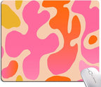 Mouse Pad, Modern Abstract Mousepad, Cute Pink Mouse Mat Waterproof Non-Slip by SANWUMIAN