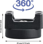 Yookeer 250 Pieces Magnetic Zip Tie Mount Multipurpose Cable Holder Magnets - Image 4