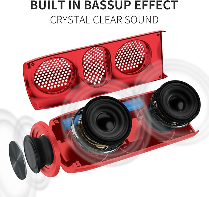 Bluetooth Speaker, MusiBaby M88 Speakers, Dual Pairing, Loud Stereo Sound - Image 3