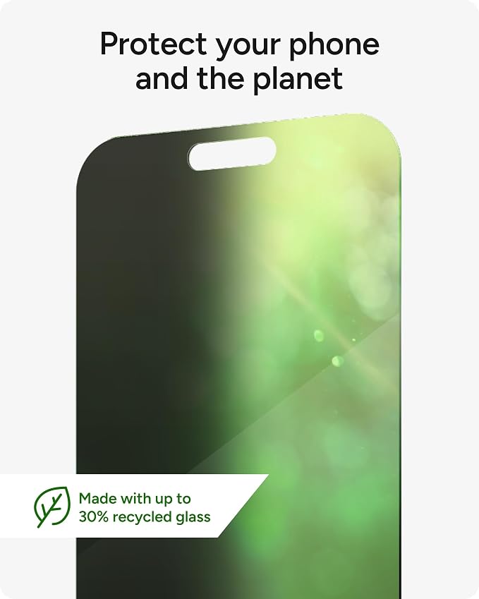 ZAGG InvisibleShield Glass Elite Privacy iPhone 15 Pro Max Screen Protector - Image 9