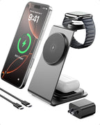 Intoval 3 in 1 Wireless Charging Station by Intoval