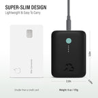 Nimble Champ Lite Portable Charger, 5200mAh Fast Charging Power Bank 15W USB C - Image 5