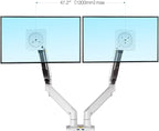 NB North Bayou Dual Monitor Desk Mount Stand Full Motion Swivel Computer - Image 8