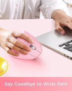 Lekvey Ergonomic Mouse, Vertical Wireless Mouse, Rechargeable 2.4 GHz USB - Image 9