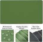 Large Keyboard Mouse Pad Set, Extended Mouse Pad+Keyboard Wrist Rest Support - Image 3