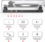 Turntables Record Player for Vinyl - Image 3