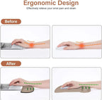 MOSISO Wrist Rest Support for Mouse Pad & Keyboard Set, Ergonomic Mousepad - Image 2