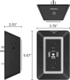 Outlet Extender Power Strip, POWRUI 6 AC Surge Protector Outlets - Image 7