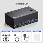 KVM Switch 3 Monitors 2 Computers 8K@60Hz/4K@120Hz, HDMI KVM Switches - Image 9