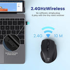 Wireless Mouse, D-09 Computer Mouse USB Cordless Mice - Image 7