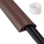 5.5FT Floor Cord Cover, Large Size Extension Cord Covers by LZEOY
