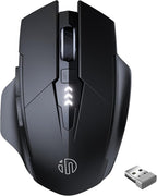 INPHIC Wireless Mouse Rechargeable, Upgraded Visible Battery, 2400 DPI by WelcometoInphicHome