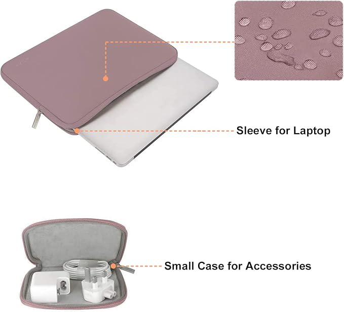 MOSISO Laptop Case 16 inch, 15-15.6 inch Laptop Sleeve Bag Compatible - Image 2