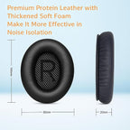 Premium Replacement Ear Pads for Bose QC2, QC35 I & II – Soft Protein Leather & - Image 7