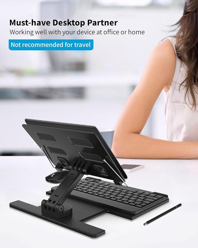 Desk Stand and Bluetooth Keyboard Combo - Image 6