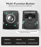 Nulea Wireless Trackball Mouse, Ergonomic 55mm Trackball, Adjustable DPI - Image 8