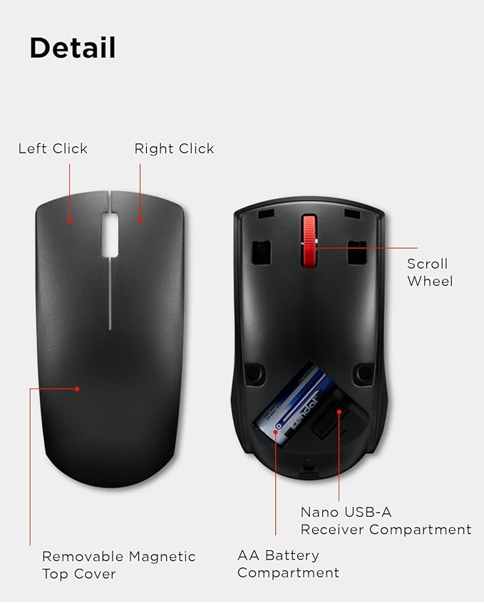 Lenovo Wireless Mouse - Image 7