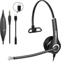 Callez Wired Computer Headset, 3.5mm/USB-C Headset by Callez
