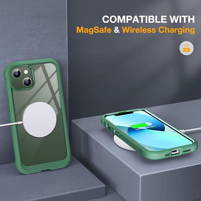 Miracase Compatible with iPhone 13 case 6.1 inch, 2023 New Full-Body Glass - Image 6