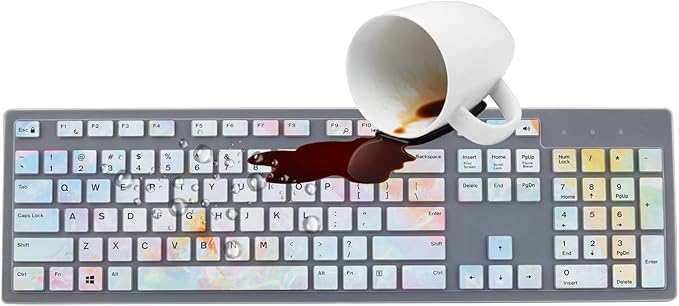 Keyboard Cover Skin for Dell KM636 KB216 KB216t KB216d KB216p Wired & Wireless - Image 7