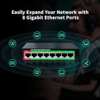 STEAMEMO 8-Port Gigabit Ethernet Switch | Smart Managed - Image 5