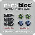 Webcam Cover - 7-Pack, Camo - Universal No-Residue Nano Suction Privacy Slider by Eyebloc