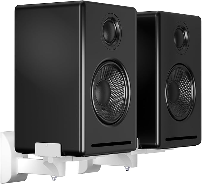 suptek Large Dual Side Clamping Bookshelf Speaker Wall Mounting Bracket by suptek