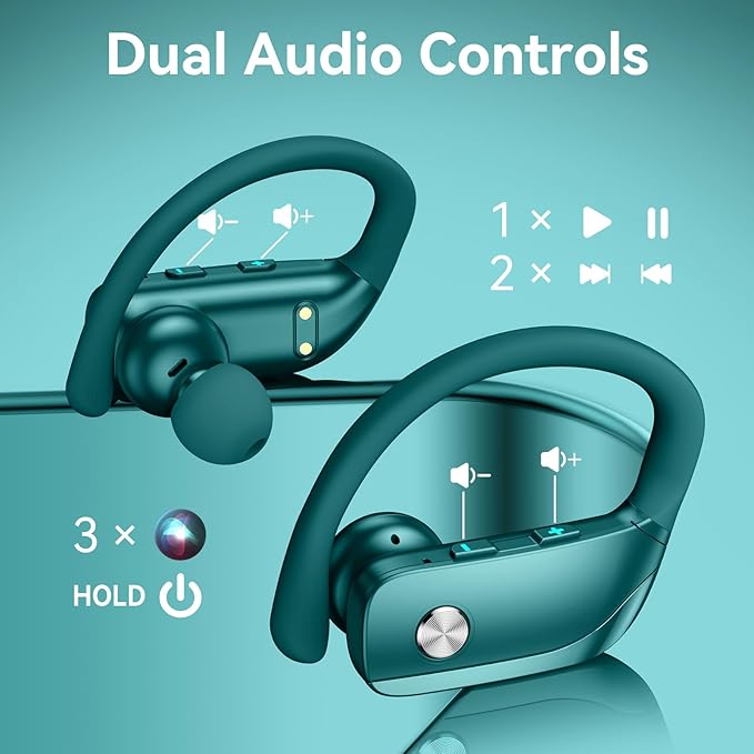 bmani Wireless Earbuds Bluetooth Headphones 48hrs Play Back Sport Earphones - Image 4