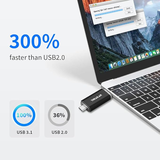 Thkailar USB C Flash Drive 256GB-USB Flash Drive - Image 2