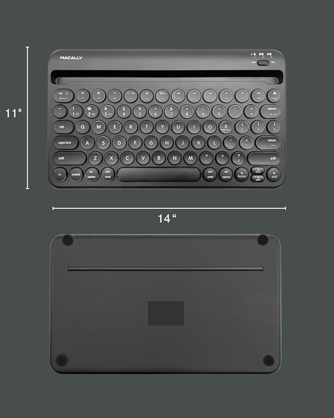 Macally Bluetooth Keyboard for Tablet | Wireless Keyboard for iPad mini/Air/Mini - Image 7