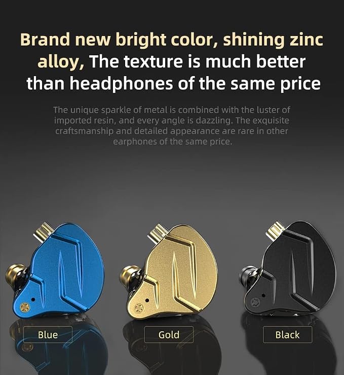 KZ ZSN Pro X Dual Driver in Ear Earphone 1BA 1DD Wired Earphone HiFi Sport - Image 6