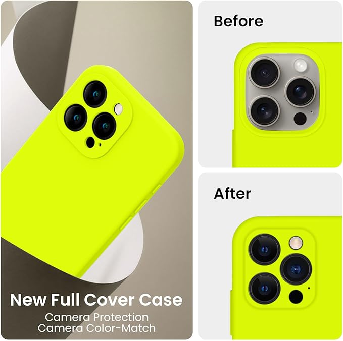 FireNova Designed for iPhone 15 Pro Max Case, Silicone Upgraded Phone Case with - Image 3