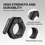 Barbell Clips, Barbell Clamps, Quick Release Olympic Barbell Clamps - Image 2