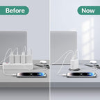 SCCVEE USB C Wall Charger, 40W 4-Port USB C Charger Block, Fast Charging Block - Image 7