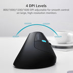 Rapoo EV250 Silent Vertical Ergonomic Mouse, 2.4G Wireless Optical Mouse - Image 7