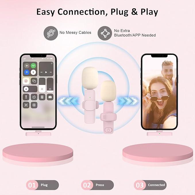 MAYBESTA Mini Wireless Lavalier Microphone - Image 4
