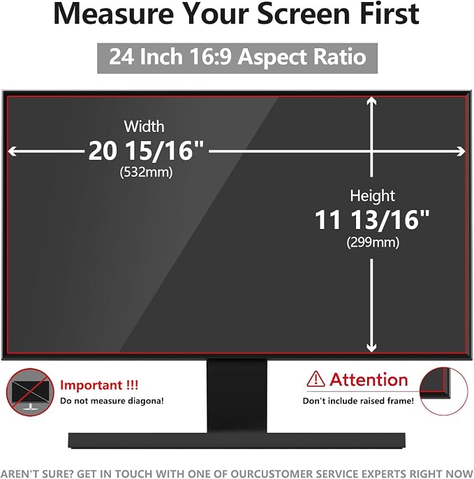 24 Inch Computer Privacy Screen Shield - Image 2