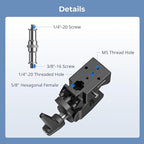 SmallRig Super Clamp Kit 2-Pack, Heavy Duty Max Load 33lb /15kg, - Image 5