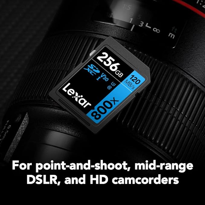 Lexar High-Performance 800x 128GB SDXC UHS-I Memory Card, Full-HD & 4K Video - Image 5