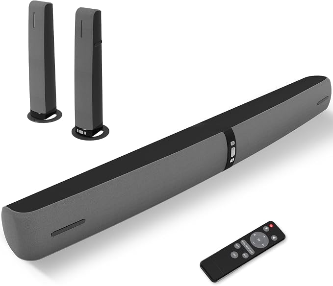 Sound Bar for Smart TV, 90W Soundbar by Assistrust